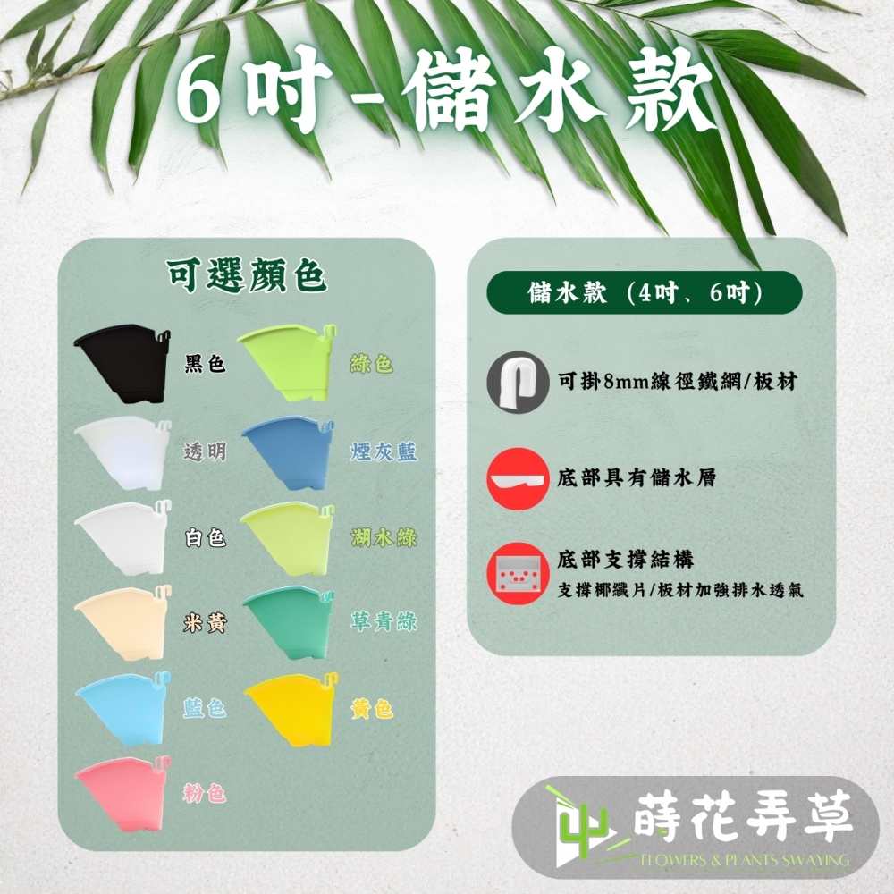 花牆掛盆(4吋、6吋)
