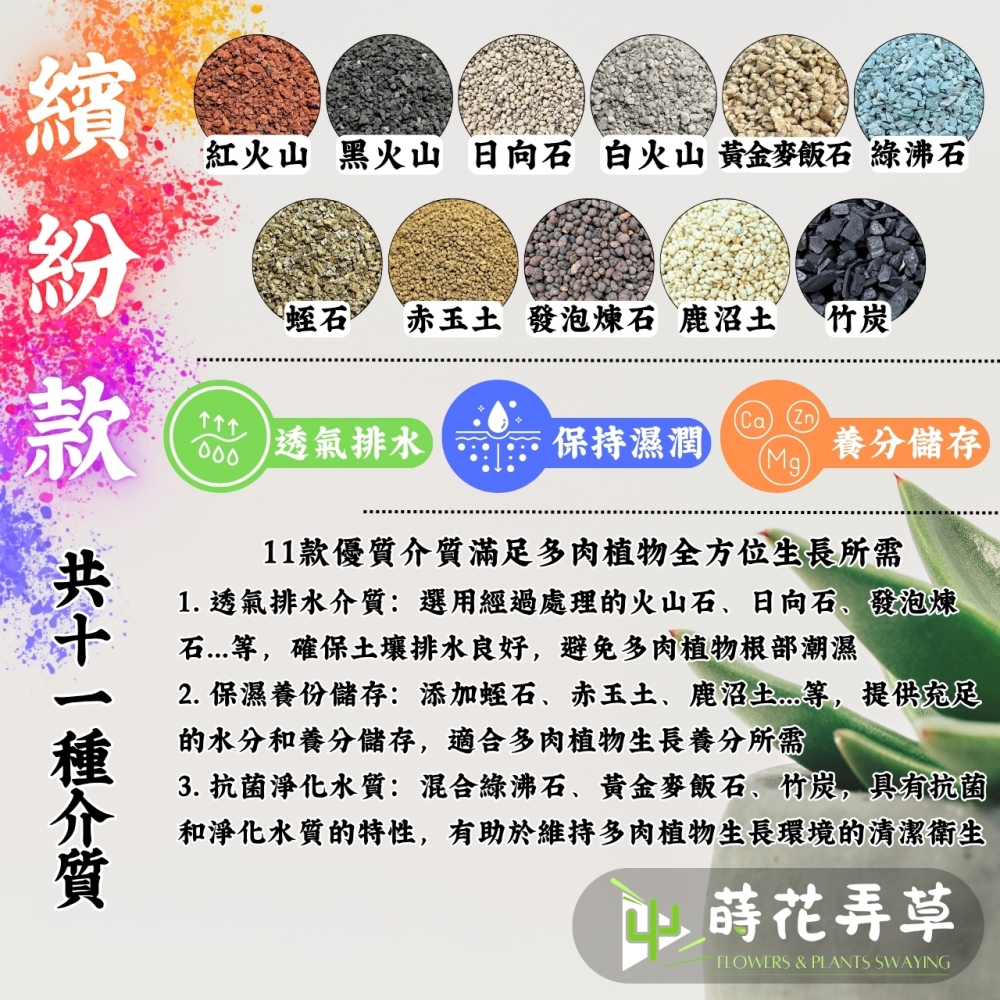 多肉植物專用栽培土(1、4公升)