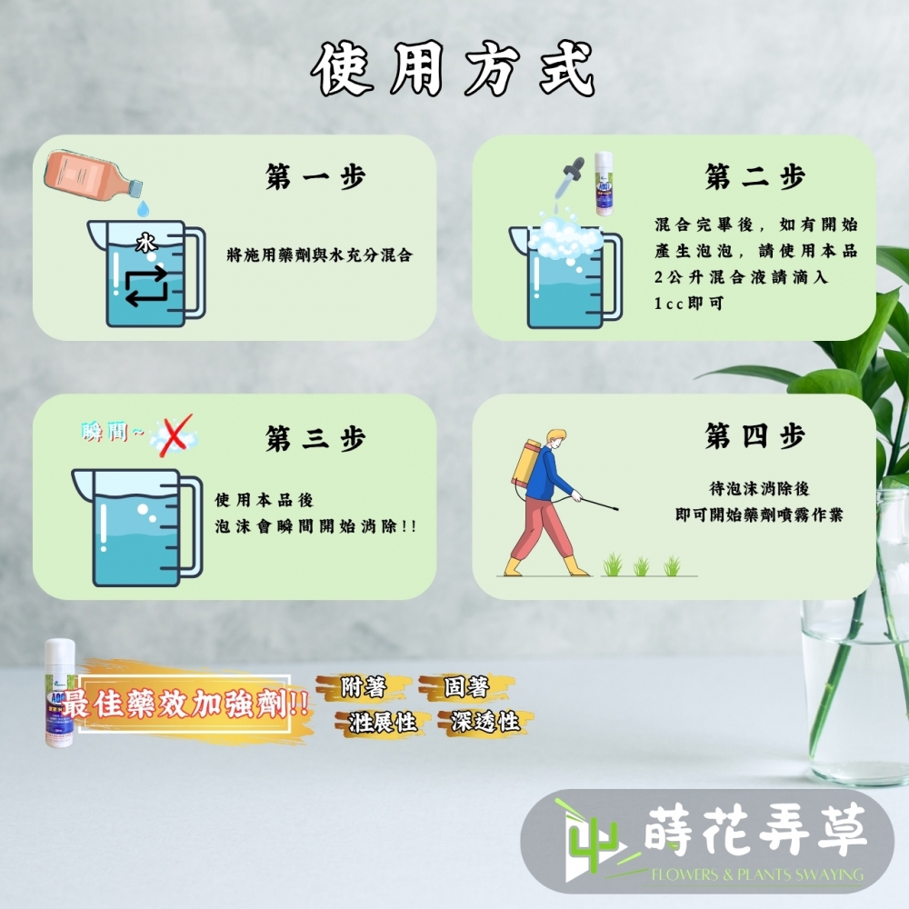 沅渼消泡展著劑(300ml)