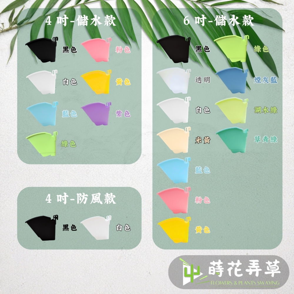 花牆掛盆(4吋、6吋)