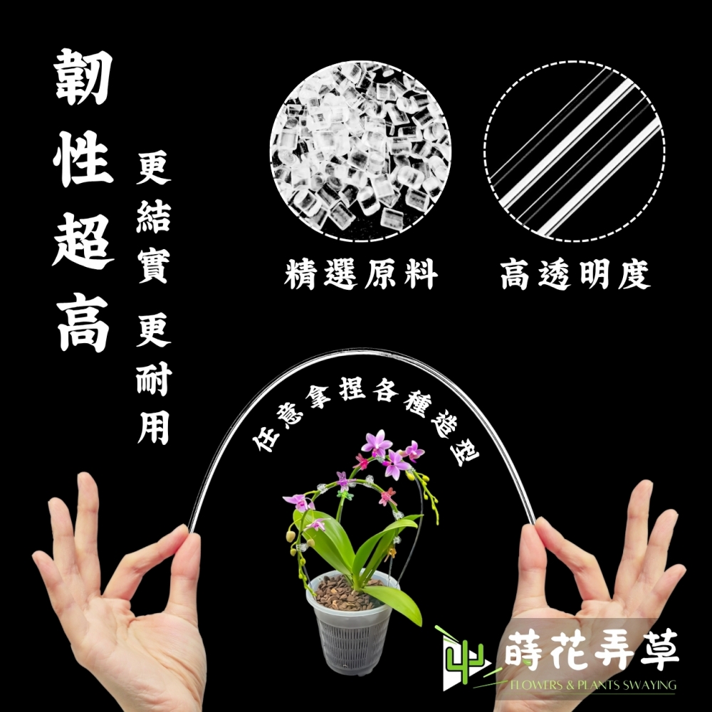 透明植物支撐架(多款長度)