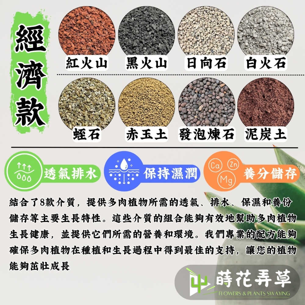 多肉植物專用栽培土(1、4公升)