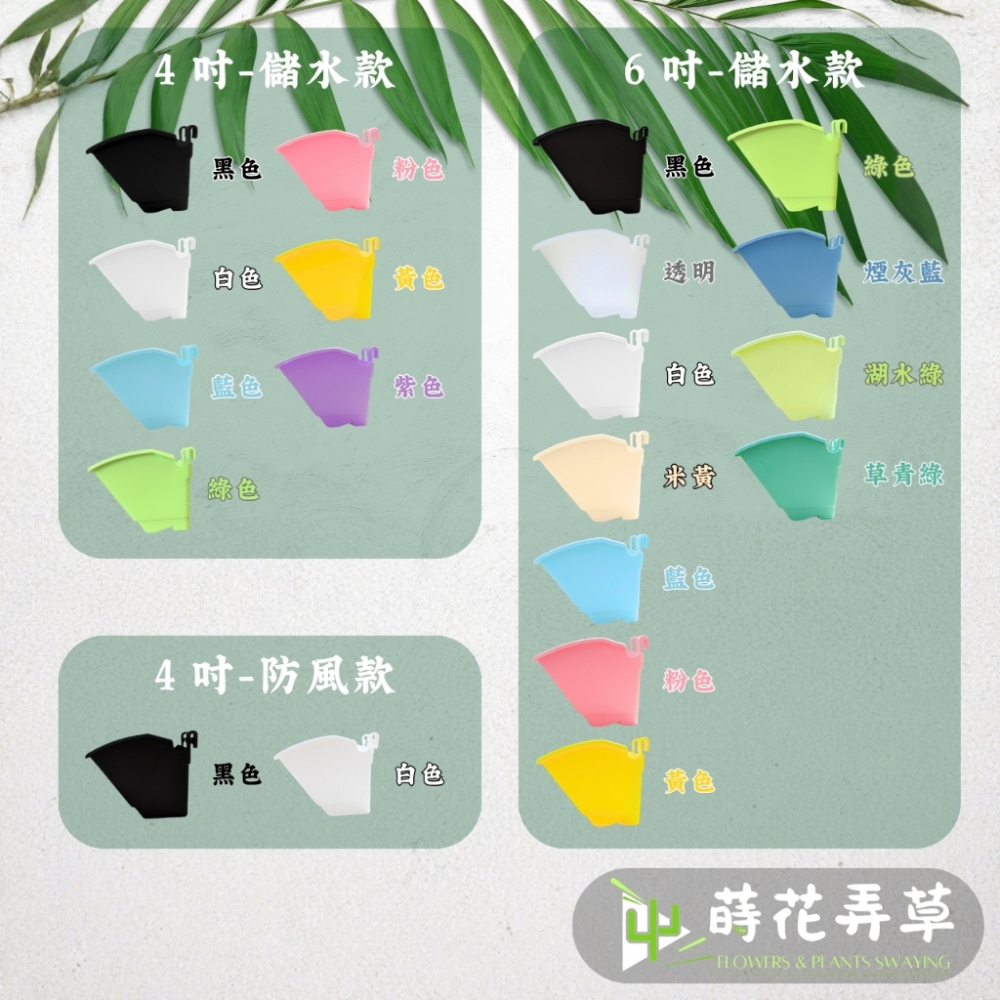 花牆掛盆(4吋、6吋)